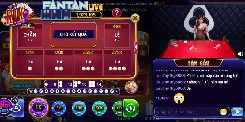 Fantan live là một trò chơi truyền thống của Trung Hoa