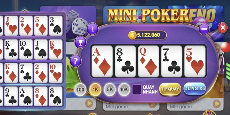 Hướng dẫn cách chơi mini poker cho game thủ